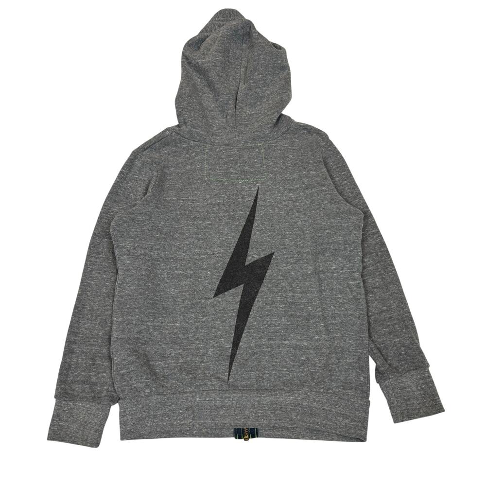 Aviator Nation Bolt Full Zip Hoodie Youth Kids Size 6 Retro Loungewear